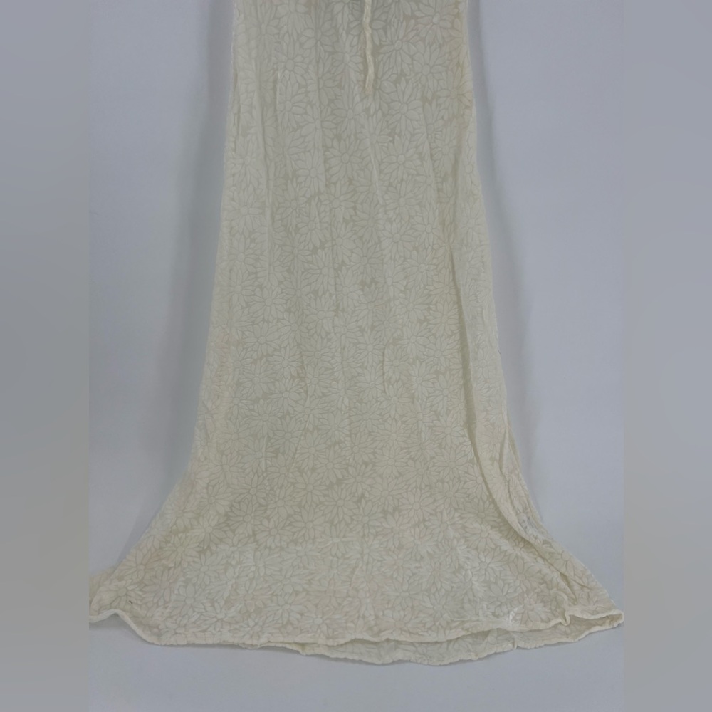 Sheer Cream Maxi Dress VRG GRL - Picture 8 of 16